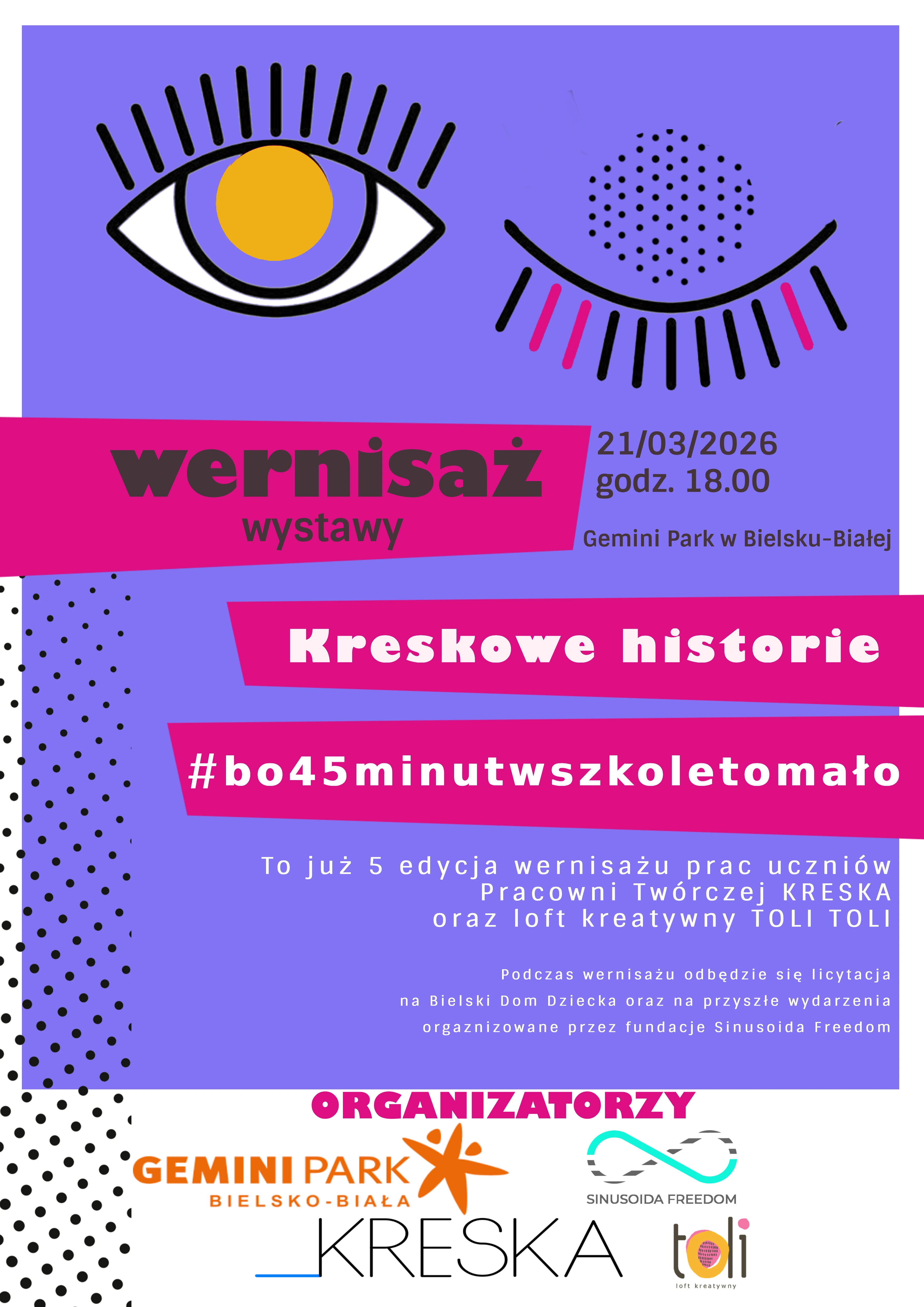 plakat wernisaż gemini 2026